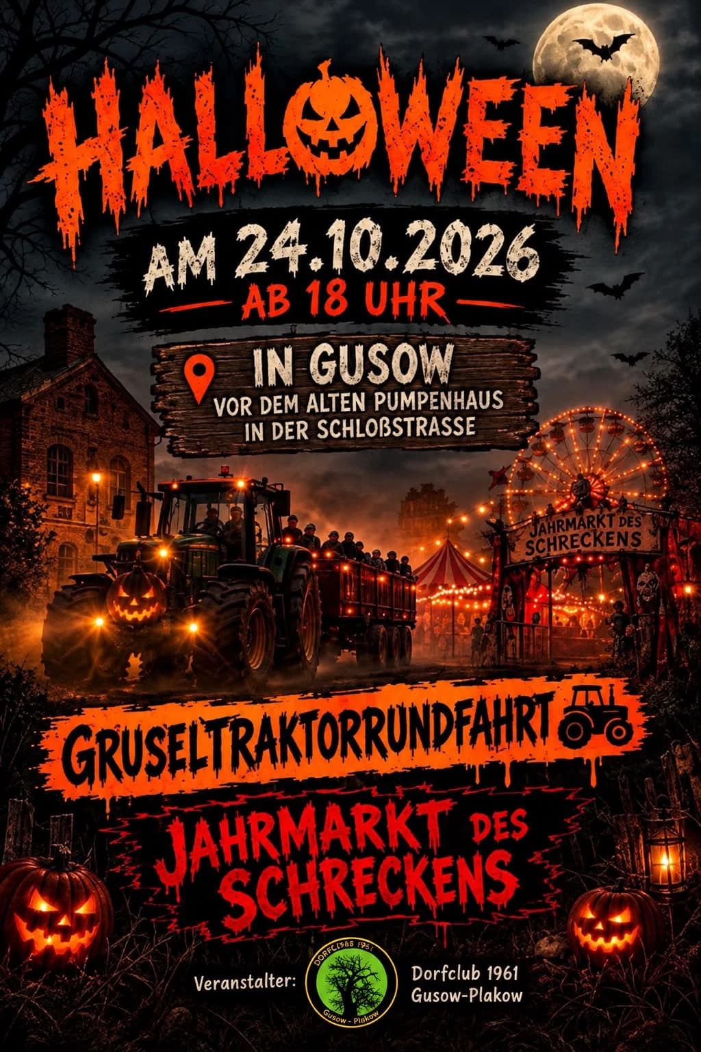 Flyer: Halloween in Gusow